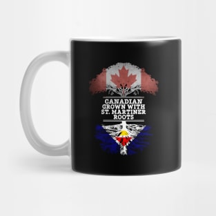 Canadian Grown With St. Martiner Roots - Gift for St. Martiner With Roots From Saint Martin Mug